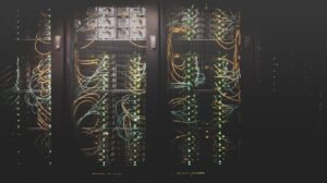 Server racks in a data center, representing the GCC sovereign AI infrastructure buildout driving 2026 hiring demand